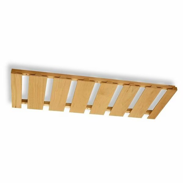 Omega National Stemware Holder 8 Rows 36 in. Cherry, Hdl Hardware, Mfr#: SR36CH
